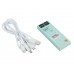 Кабель для iPhone HOCO X1 X1 Rapid charging cable (lightning+Micro+Type-C) 1M 1м белый