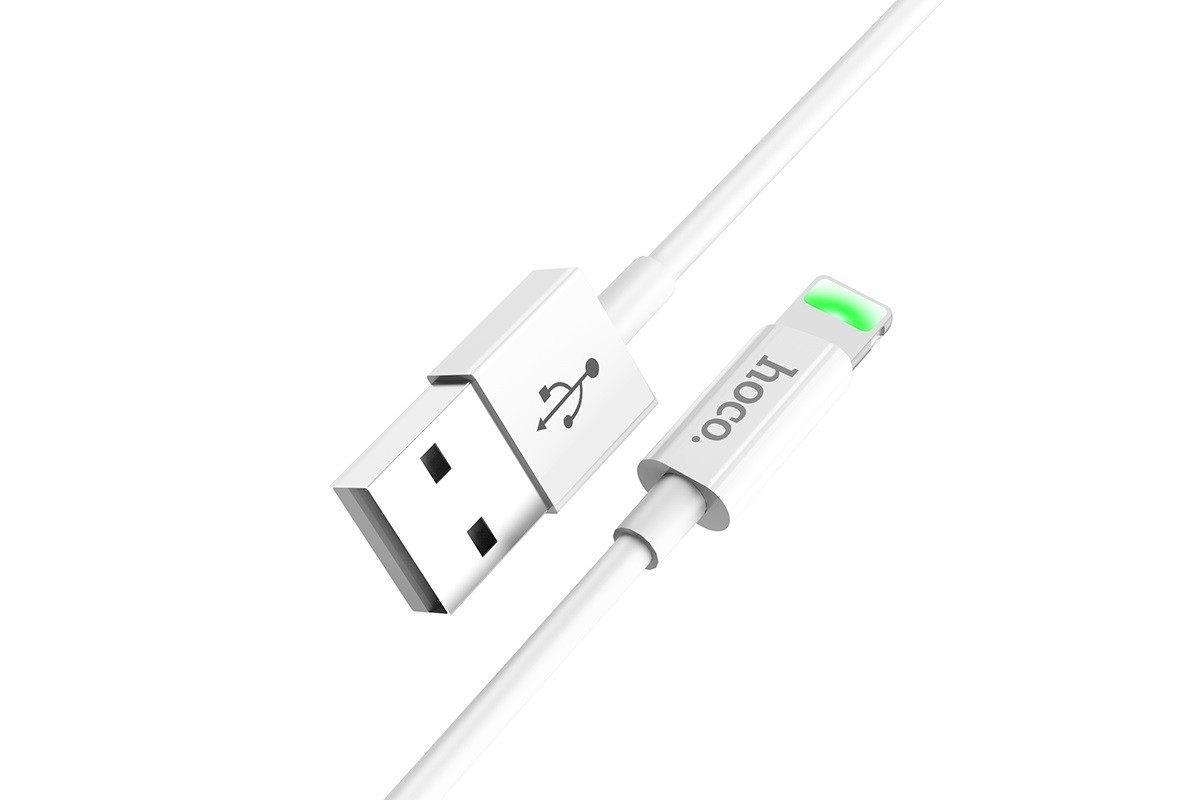Кабель для iPhone HOCO X43 Satellite charging data cable for Lightning 1м белый