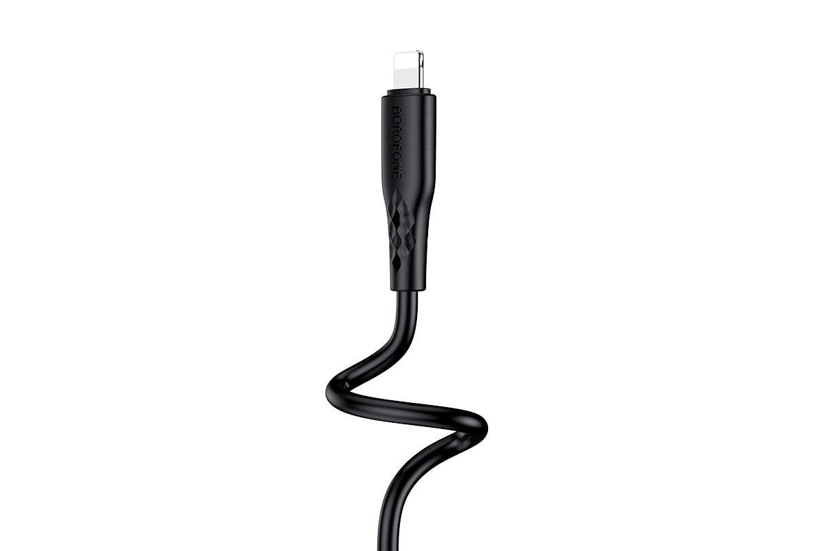 Кабель USB - Lightning BOROFONE BX48, 2,4A черный 1м