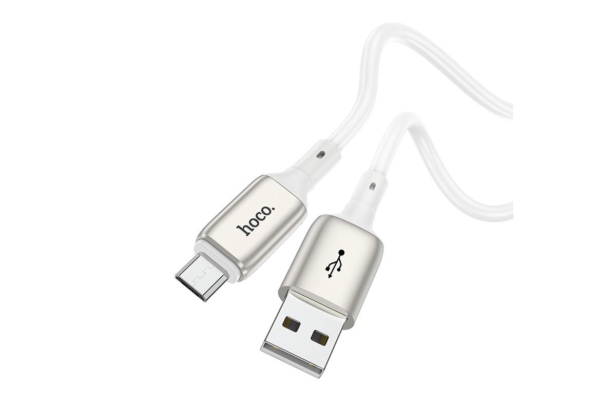 Кабель USB - MicroUSB HOCO X66 Prime белый 1м