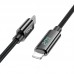Кабель USB Type-C - Lightning HOCO U125 Benefit PD27W (черный) 1м