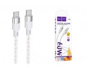 Кабель USB Type-C - USB Type-C HOCO X99 PD60W (серый) 1м