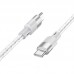 Кабель USB Type-C - USB Type-C HOCO X99 PD60W (серый) 1м