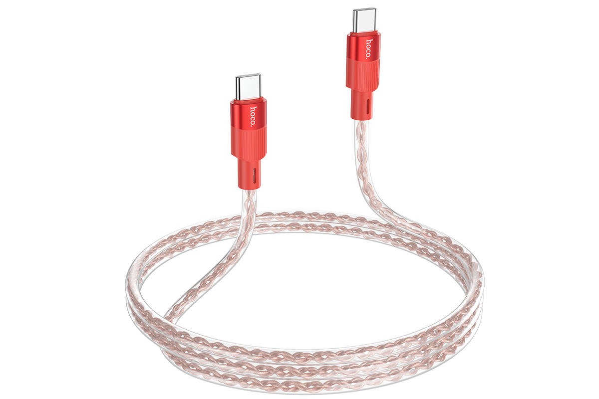 Кабель USB Type-C - USB Type-C HOCO X99 PD60W (серый) 1м