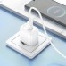 Сетевое зарядное устройство USB + кабель Type-C HOCO CS52A Surplus single-port QC3.0 (белый) Сетевое зарядное устройство USB + кабель Type-C HOCO CS52A Surplus single-port QC3.0 (белый)
