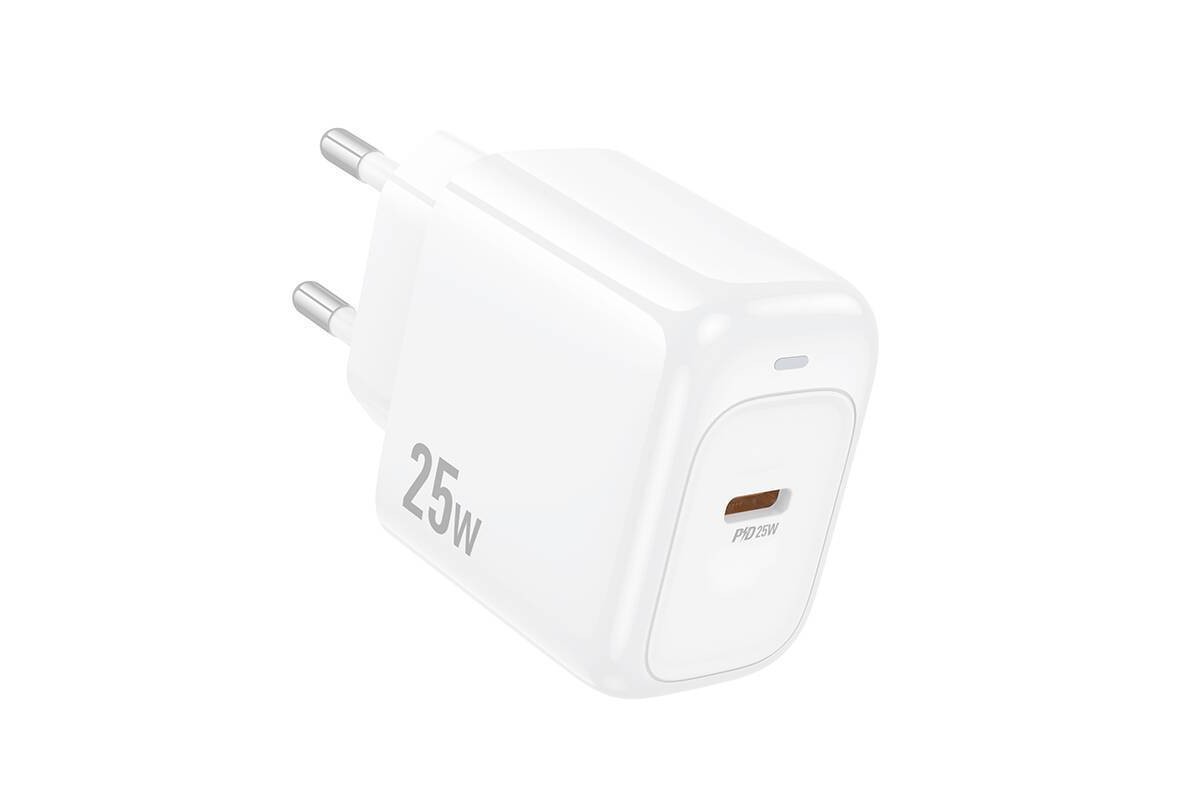 Сетевое зарядное устройство USB-C HOCO CS53A Surplus single port (один порт)PD25W (белый)