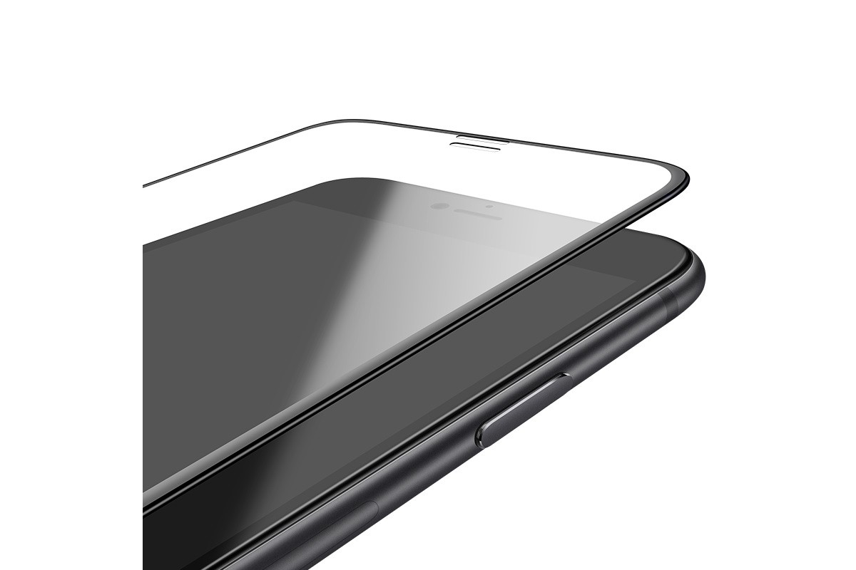 Защитное стекло дисплея iPhone 7/8 (4.7)  HOCO Narrow Edges 3D Full Screen HD tempered glass  черное