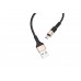 Кабель USB micro USB HOCO X26 Xpress charging data cable (черно-золотистый) 1 метр