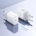 Сетевое зарядное устройство USB-C + кабель Lightning - Type-C BOROFONE BA99A Breeze single port (один порт)PD20W (белый)
