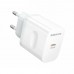 Сетевое зарядное устройство USB-C BOROFONE BA99A Breeze single port (один порт)PD20W (белый)