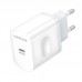 Сетевое зарядное устройство USB-C BOROFONE BA99A Breeze single port (один порт)PD20W (белый)