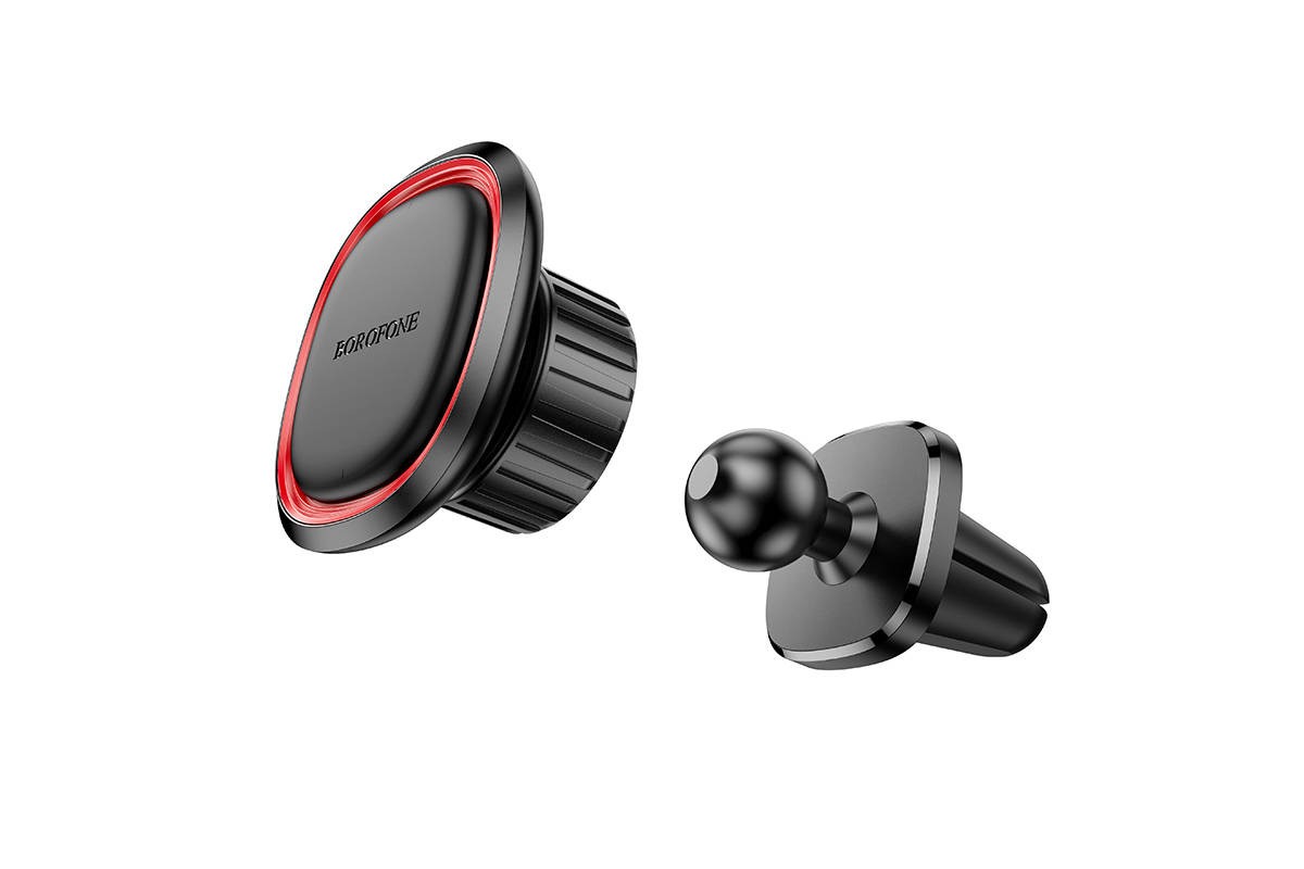 Держатель автомобильный для телефона BOROFONE BH124 Roman магнитный в решетку воздуховода черный