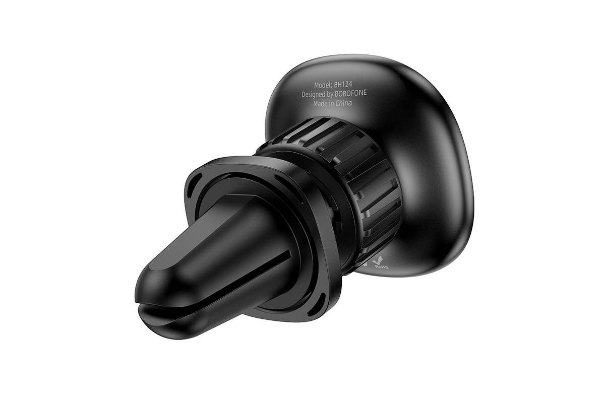 Держатель автомобильный для телефона BOROFONE BH124 Roman магнитный в решетку воздуховода черный