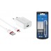 Сетевое зарядное устройство USB + кабель micro USB BOROFONE BA21A Long journey single port QC3.0 charger set белый