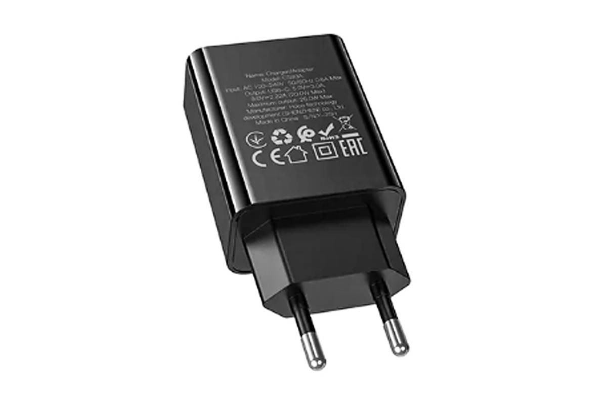 Сетевое зарядное устройство USB-C HOCO CS93A PD 20W/ (черный)