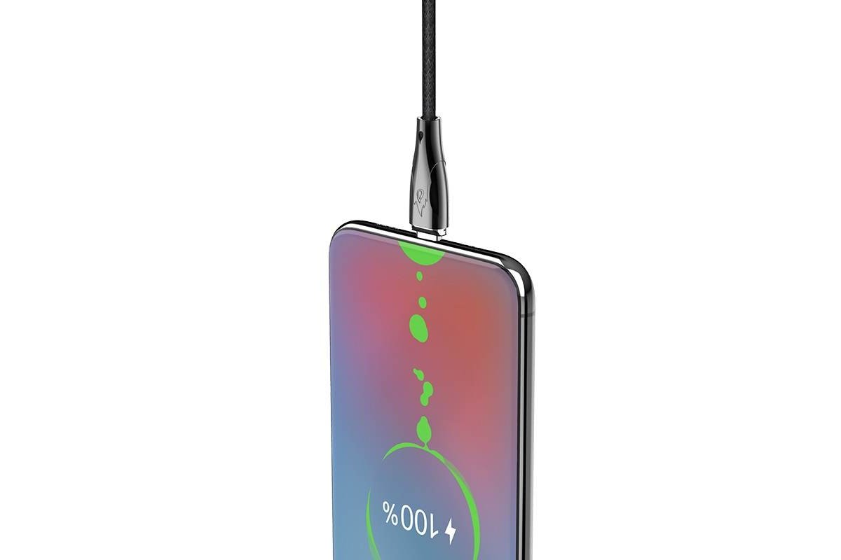 Кабель USB micro USB HOCO U75 Blaze magnetic charging data cable for Micro (черный) 1 метр
