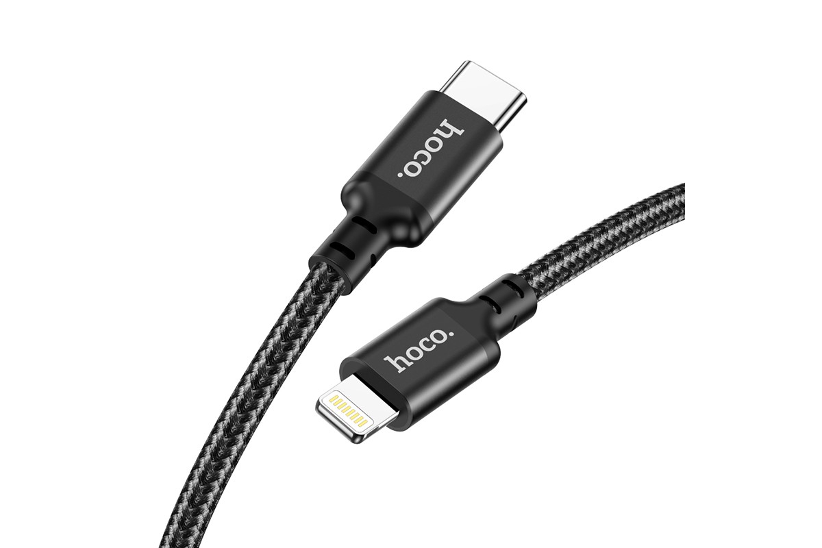 Кабель USB Type-C - Lightning HOCO X14 красный, 1 м (в оплетке)