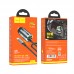 Автомобильное зарядное устройство USB-C HOCO NZ7 PD20W+QC3.0 car charger Set(C TO Lightning) серый