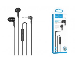 Наушники вакуумные проводные HOCO M102 Ingenious universal earphones with microphone (черный) Наушники вакуумные проводные HOCO M102 Ingenious universal earphones with microphone (черный)