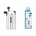 Наушники вакуумные проводные HOCO M102 Ingenious universal earphones with microphone (черный) Наушники вакуумные проводные HOCO M102 Ingenious universal earphones with microphone (черный)
