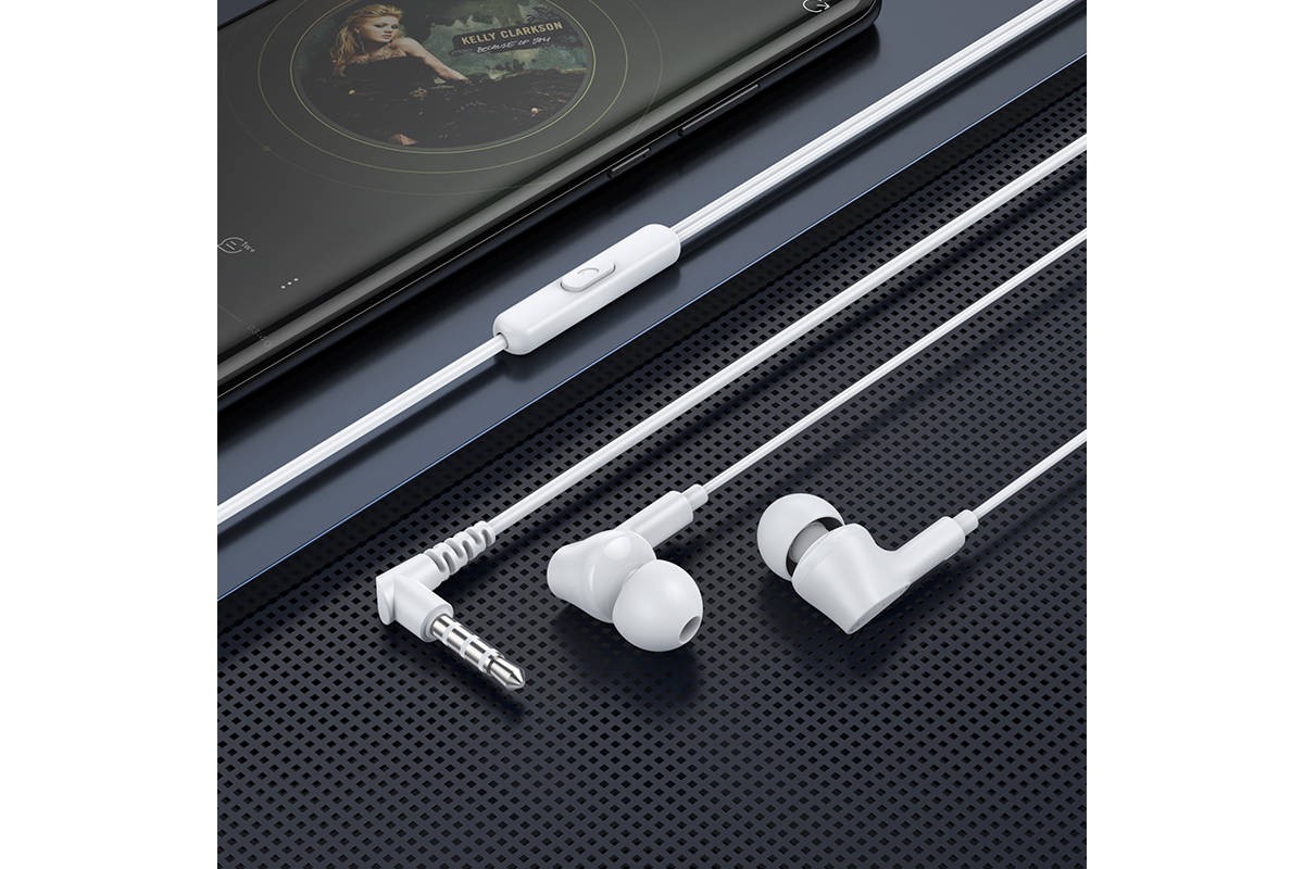 Наушники вакуумные проводные HOCO M102 Ingenious universal earphones with microphone (черный) Наушники вакуумные проводные HOCO M102 Ingenious universal earphones with microphone (черный)