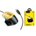 Мышь проводная НОСО GM31 Overlord luminous gaming wired mouse (черно-желтый)