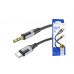 Кабель аудио BOROFONE BL19 (штекер Type-C - штекер AUX) Digital audio conversion cable (черный)