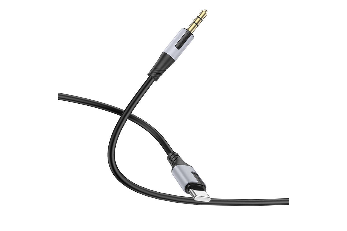 Кабель аудио BOROFONE BL19 (штекер Type-C - штекер AUX) Digital audio conversion cable (черный)