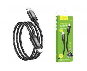 Кабель USB Type-C - Lightning HOCO X89 PD20W (черный) 1м