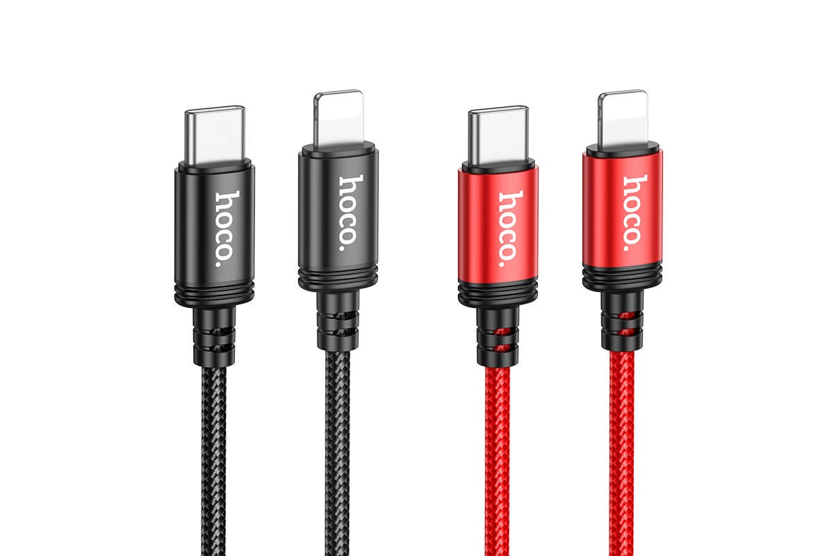 Кабель USB Type-C - Lightning HOCO X89 PD20W (черный) 1м