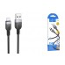 Кабель USB - MicroUSB HOCO X109 (черный) 3м силиконовый