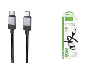 Кабель USB Type-C - USB Type-C HOCO X110 PD60W (черный) 1м