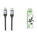 Кабель USB Type-C - USB Type-C HOCO X110 PD60W (черный) 1м
