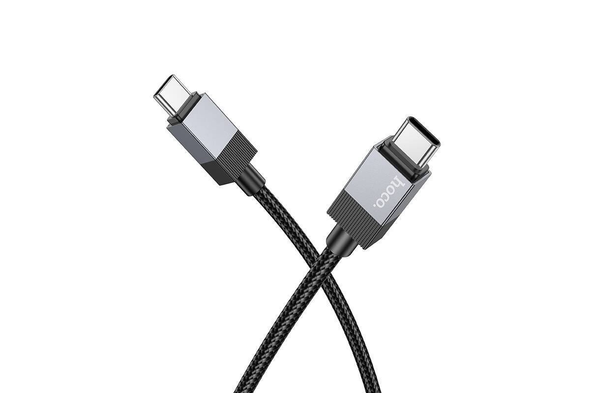 Кабель USB Type-C - USB Type-C HOCO X110 PD60W (черный) 1м