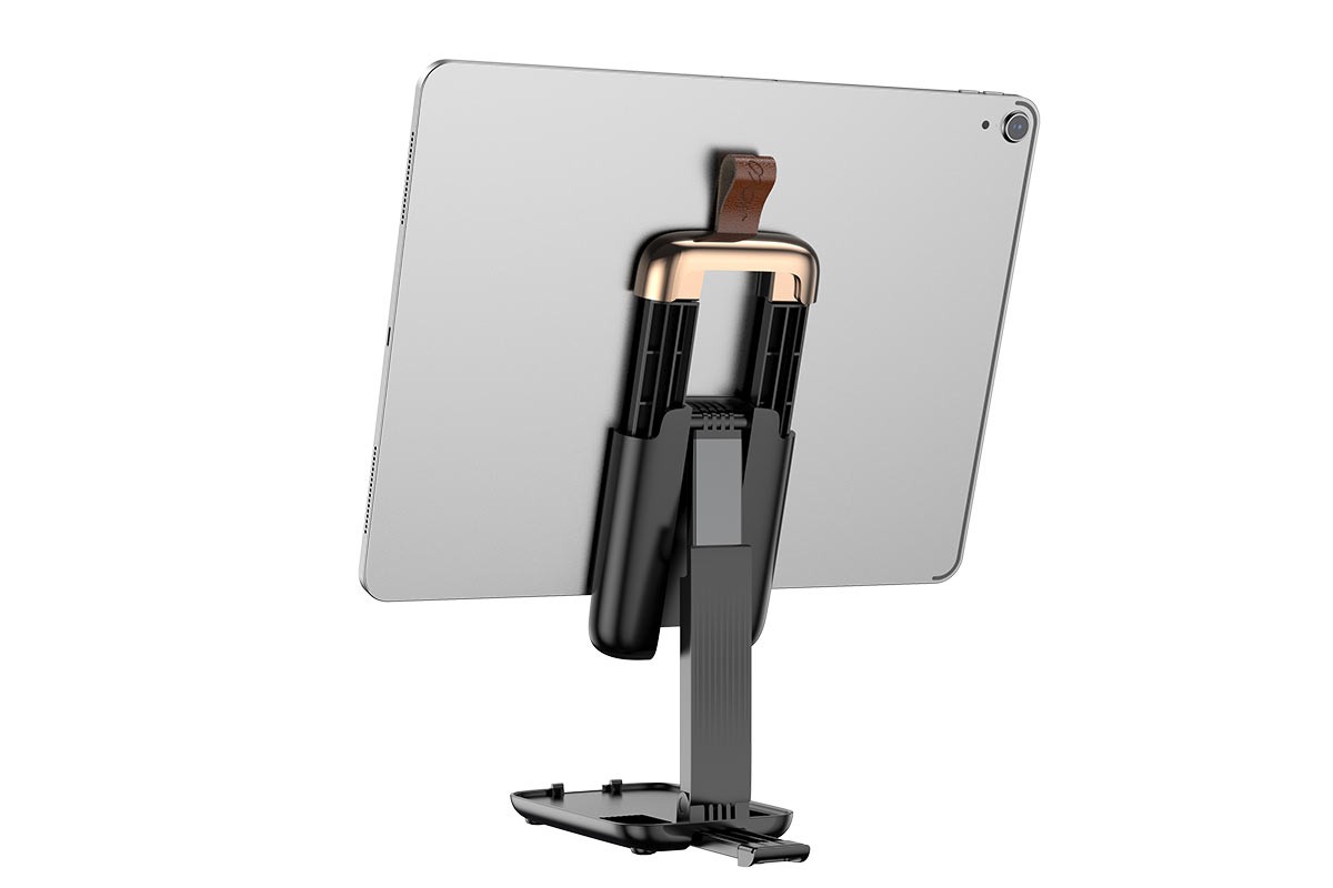 Настольный держатель для смартфона HOCO S28 Dawn  folding desktop stand черный