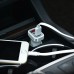 Автомобильное зарядное устройство 2USB HOCO Z3 5V/9V Fast Charging с контролем напряжения бортовой сети автомобиля 3100mAh белый