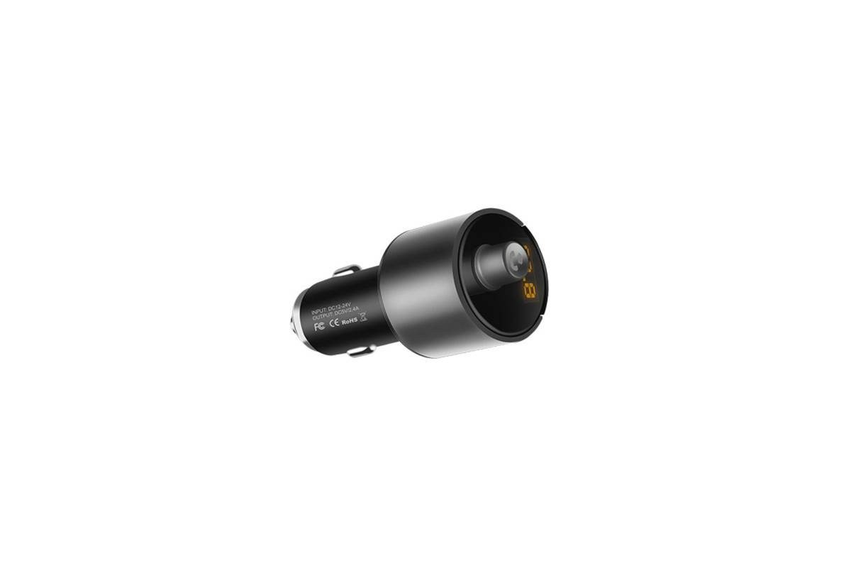 USB MP3 плеер +FM трансмиттер с диспл. HOCO E19 Smar vehicle mounted bluetooth FM launcher