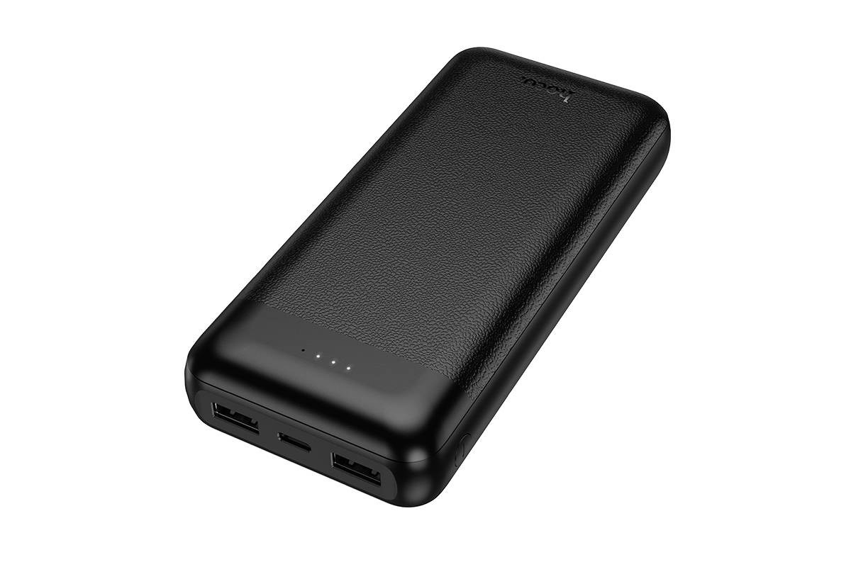Универсальный дополнительный аккумулятор Power Bank HOCO J153A Stability (20000mAh) 「Без ограничений」(черный)