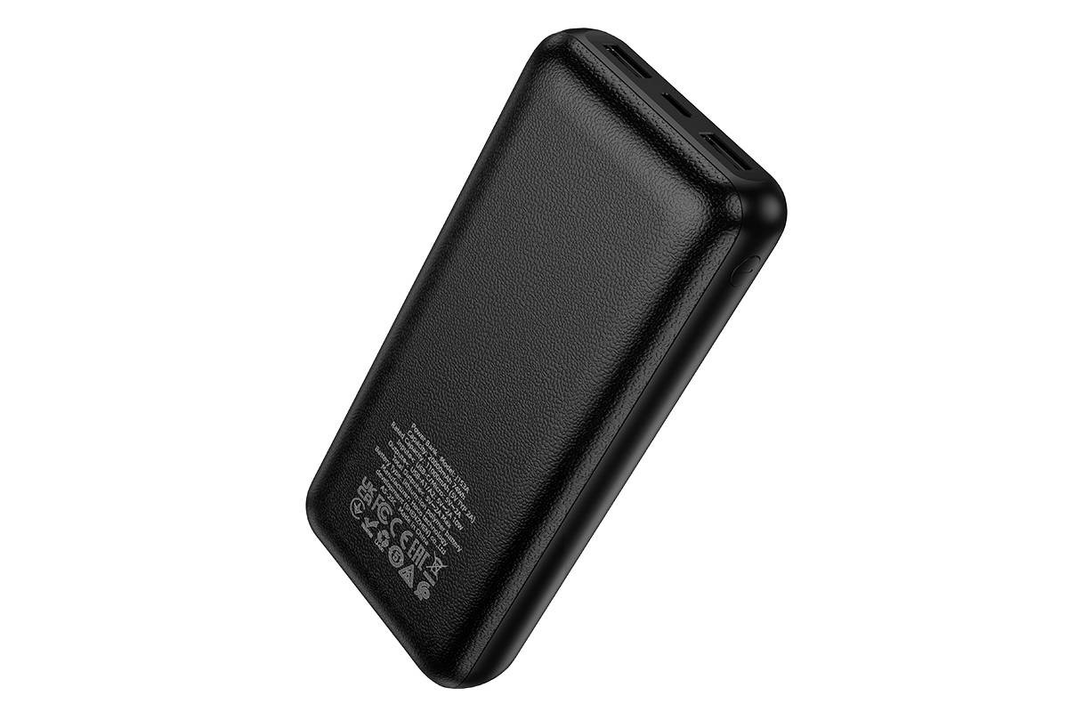 Универсальный дополнительный аккумулятор Power Bank HOCO J153A Stability (20000mAh) 「Без ограничений」(черный)