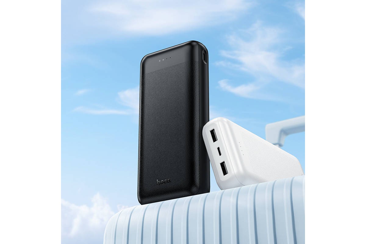 Универсальный дополнительный аккумулятор Power Bank HOCO J153A Stability (20000mAh) 「Без ограничений」(черный)