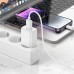 Сетевое зарядное устройство USB + кабель Lightning HOCO C134A 2400mAh (черный)