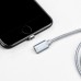 Кабель для iPhone HOCO U40A magnetic adsorption lightning charging cable 1м серый со съемным разъемом