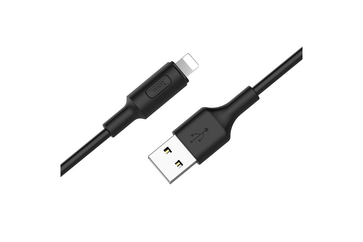Кабель для iPhone HOCO X25 Soarer charging data cable for lightning 1м черный
