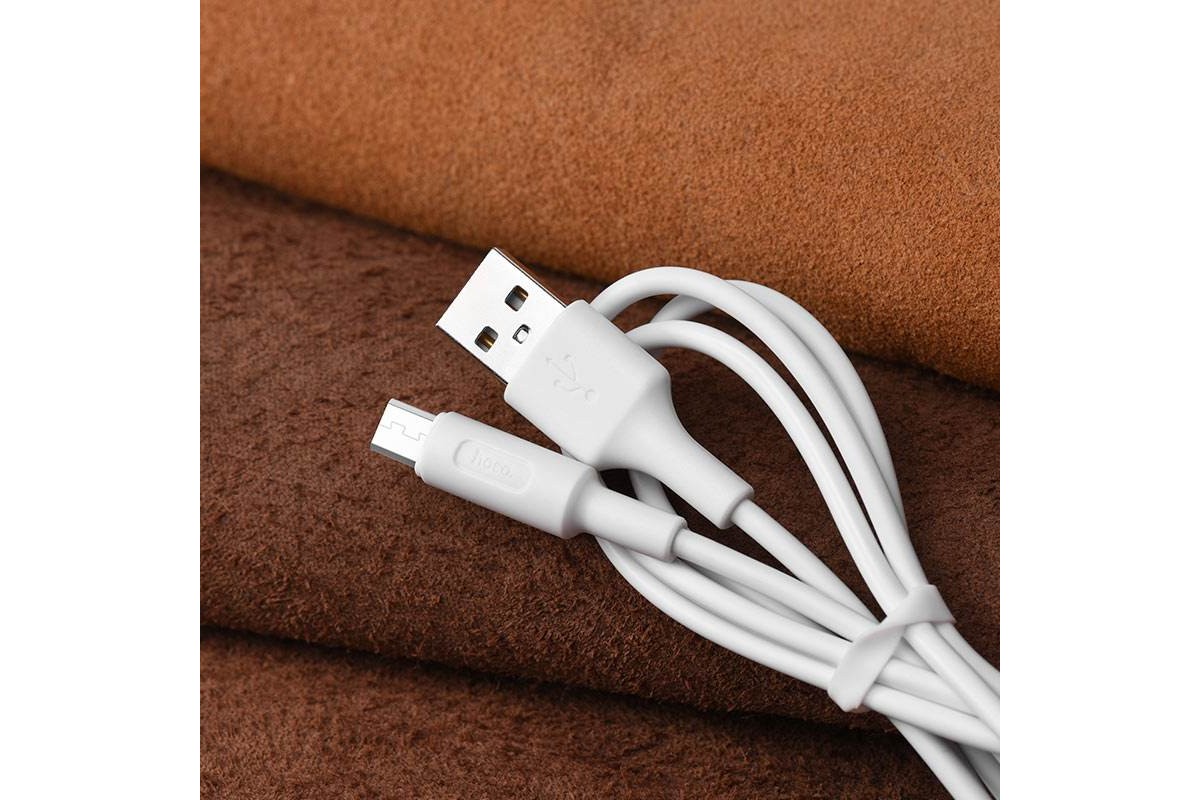 Кабель USB micro USB HOCO X25 Soarer charging data cable for Micro 1 метр белый