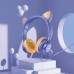 Наушники мониторные беспроводные HOCO W36 Cat ear kids wireless headphones Bluetooth (синий)
