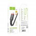 Кабель USB - MicroUSB HOCO X59 2,4A (черный) 3м (оплетка)