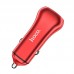 Автомобильное зарядное устройство USB HOCO Z37 Speed Up single port QC3.0 car charger красный