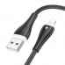 Кабель USB - Lightning BOROFONE BX100 2,4A (черный) 1м