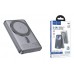 Универсальный дополнительный аккумулятор Power Bank HOCO Q46 Title PD20W magnetic+cart holder+phone holder(5000mAh) Silver gray Универсальный дополнительный аккумулятор Power Bank HOCO Q46 Title PD20W magnetic+cart holder+phone holder(5000mAh) Silver gray