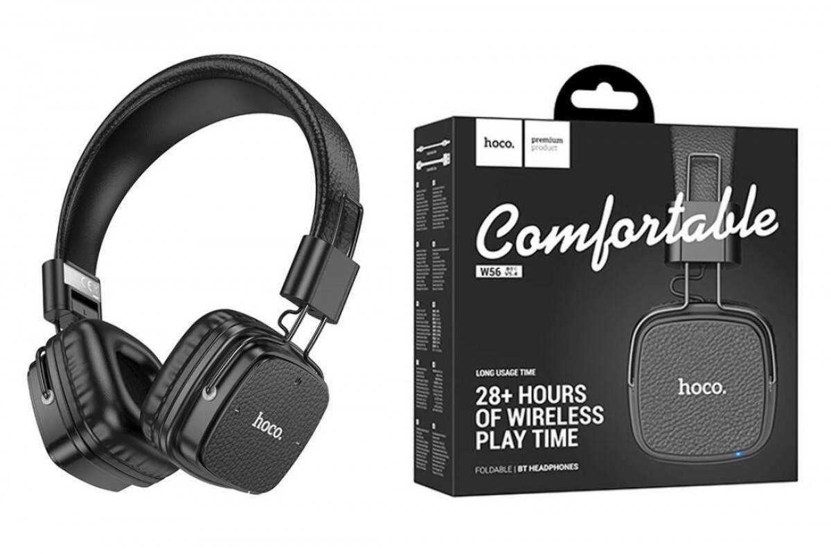 Наушники мониторные беспроводные HOCO W56 Earl BT headphones Bluetooth (черный)